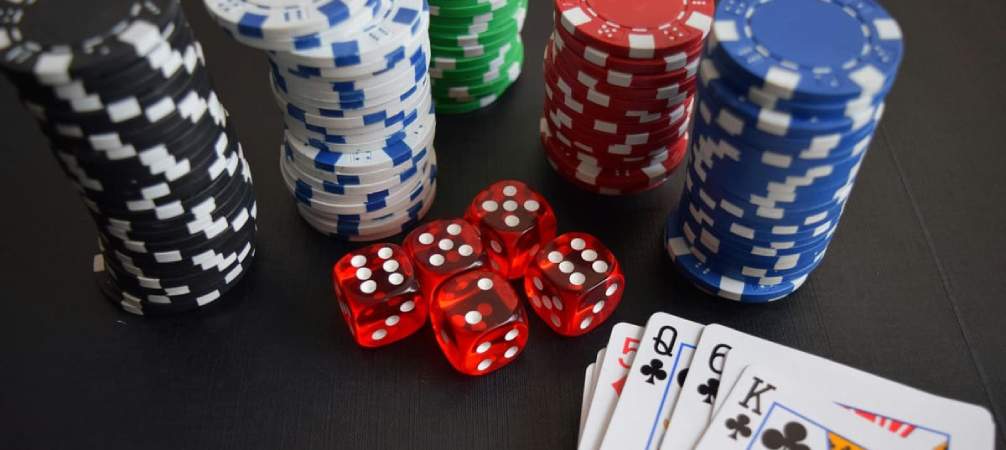 Jetons de poker colorés